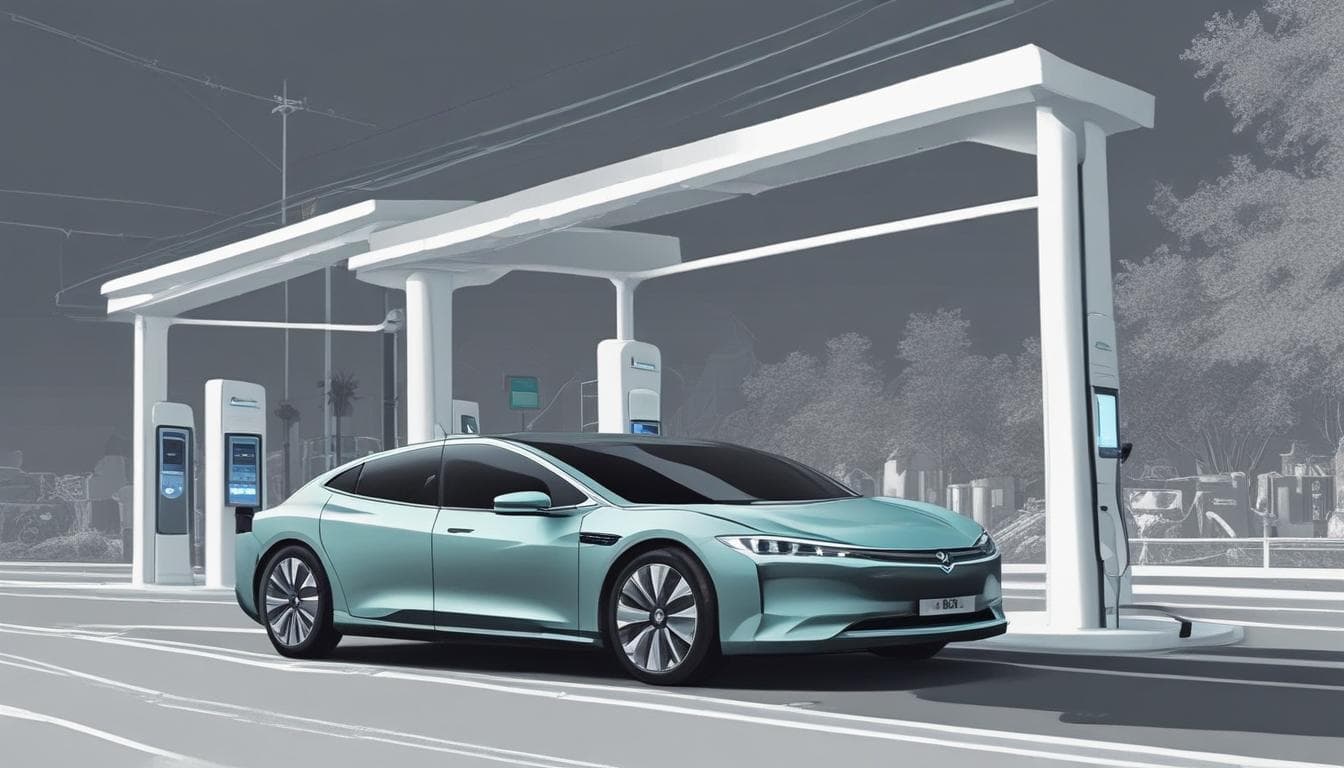 Image: A map of EV charging stations