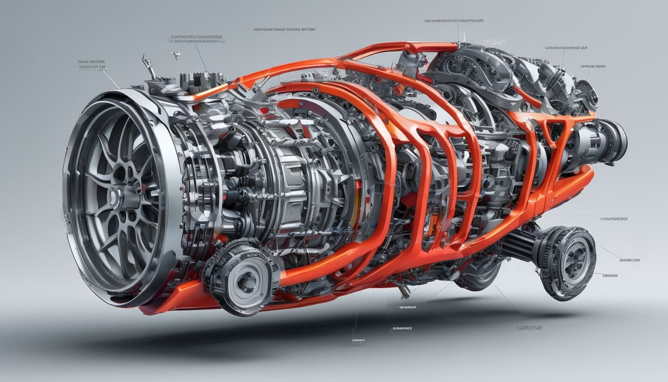 제너레이티브 디자인으로 최적화된 자동차 서스펜션 부품