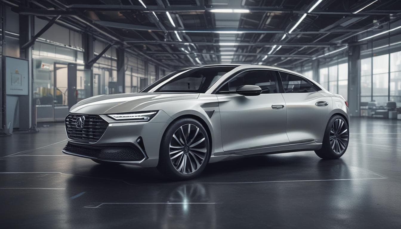 Image: A car equipped with ADAS features