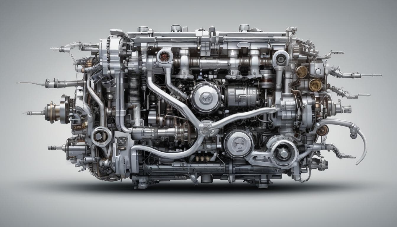 Immagine di un motore ibrido