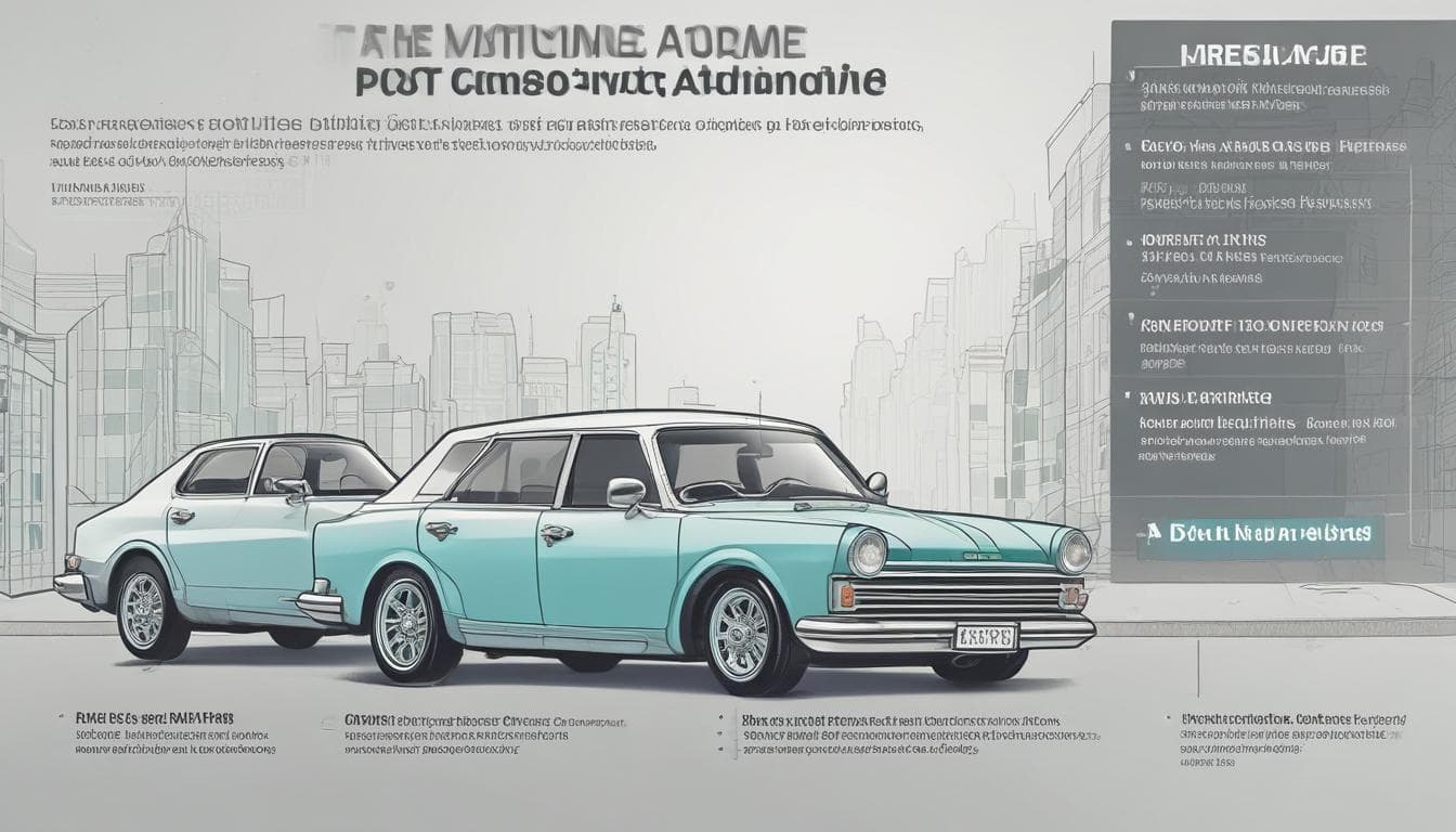 Alt text: Table comparing the pros and cons of automotive subscriptions versus traditional ownership