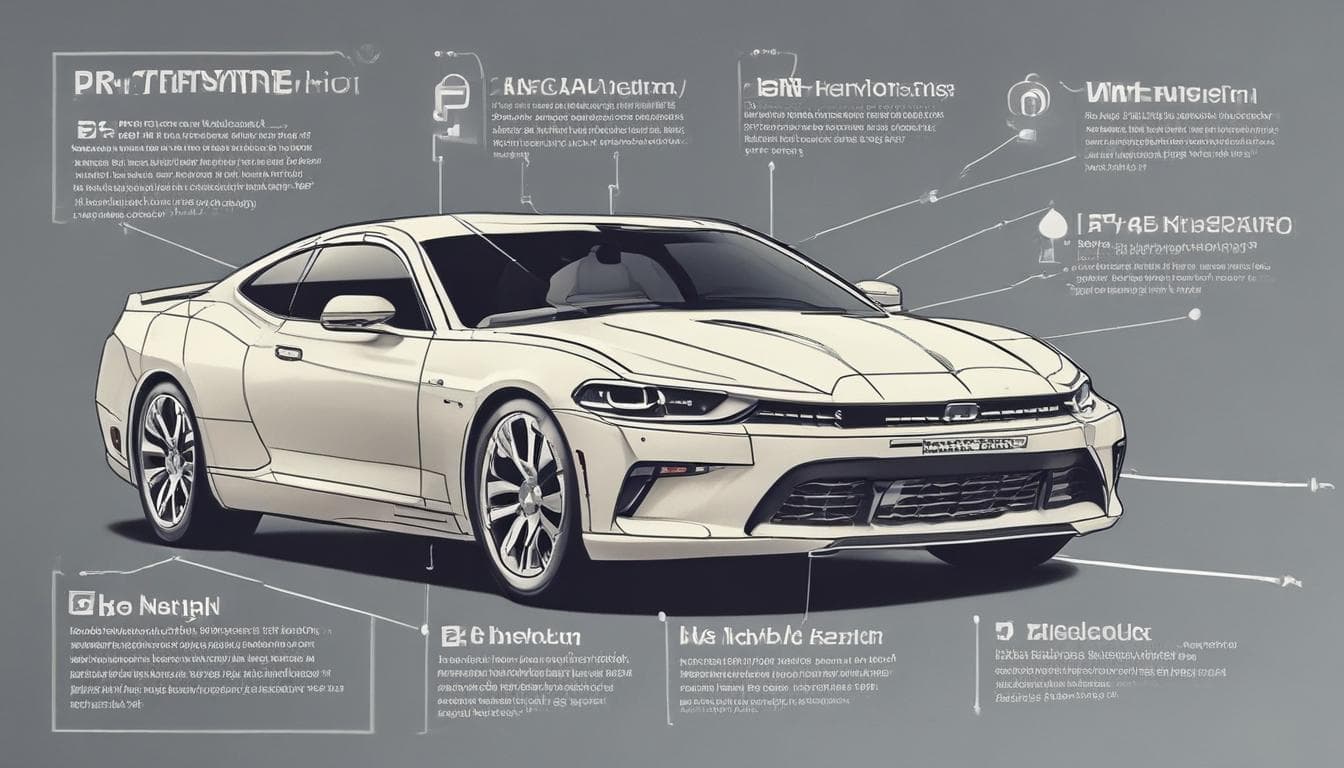Alt text: Infographic depicting the process of subscribing to a vehicle