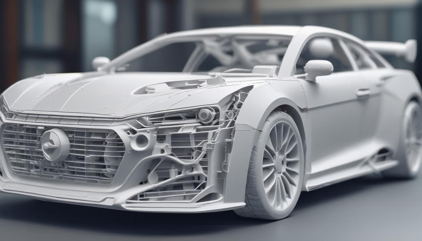Image: 3D printed prototype of a car part